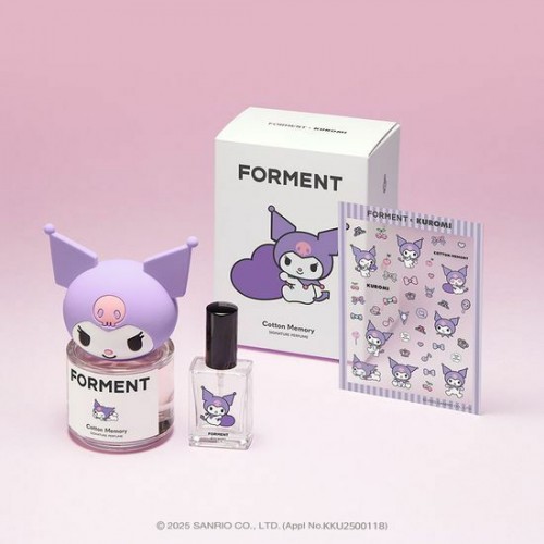 韓國 FORMENT X Kuromi Edition Signature Perfume (Cotton Memory) Kuromi 限量版香水 50ml | 棉花記憶香氣 (紫色) 韓國 FORMENT X Kuromi Edition Signature Perfume (Cotton Memory) Kuromi 限量版香水 50ml | 棉花記憶香氣 (紫色)